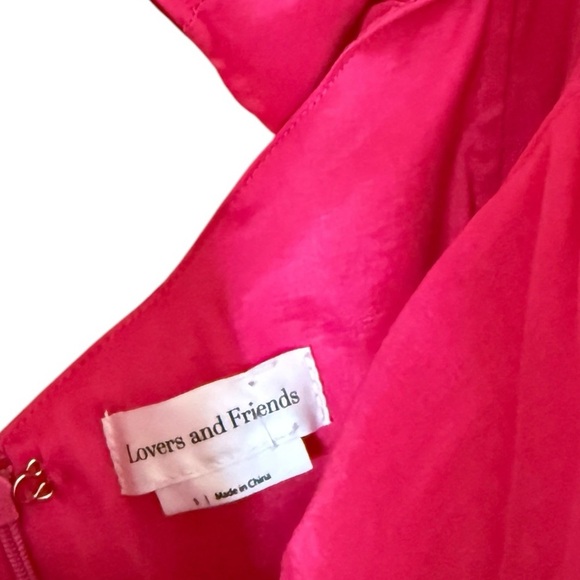 Lovers & Friends NIKOLINA RUCHED DRESS Pink - Picture 6 of 6